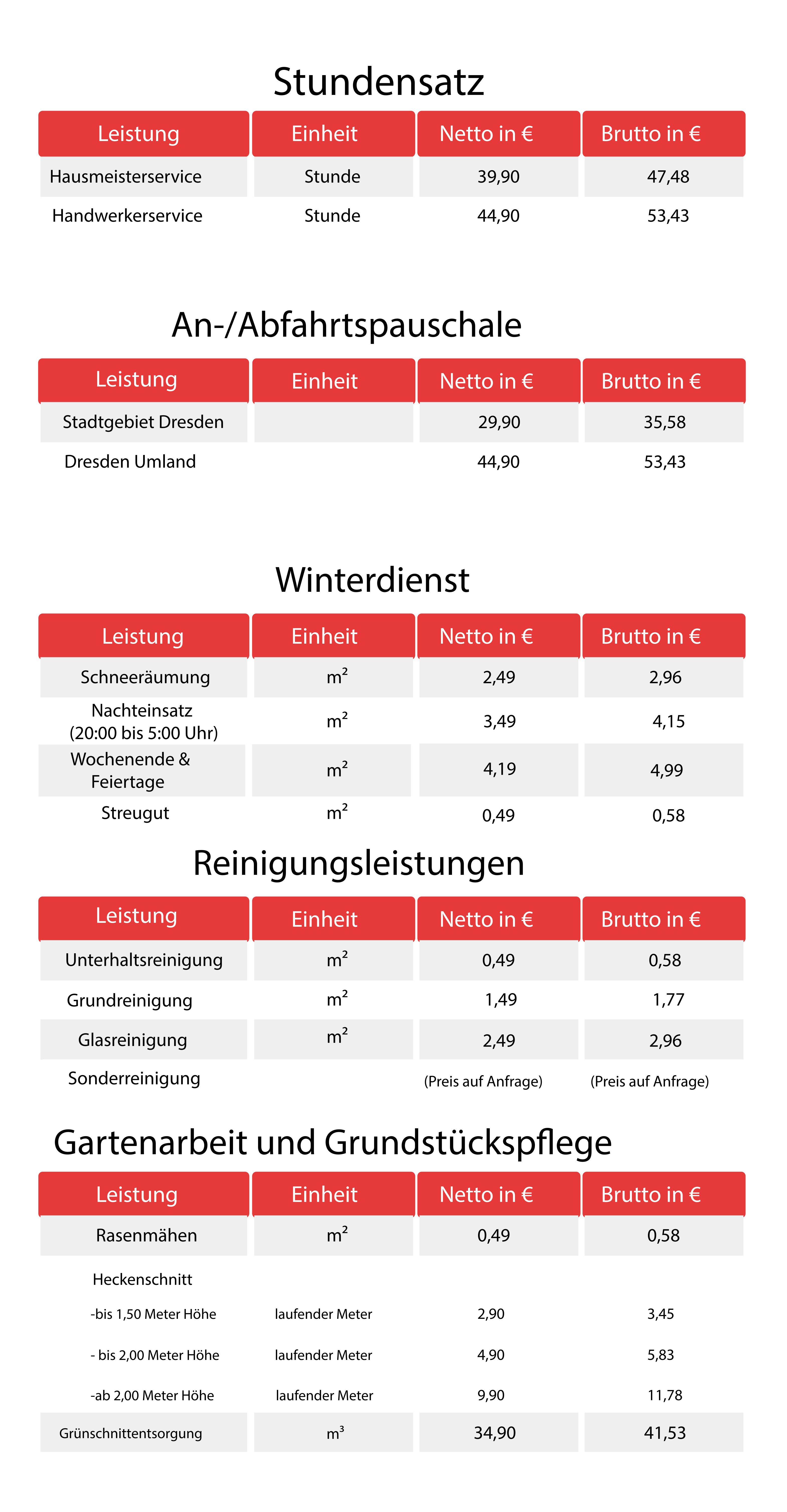 XLEISTER TABLE Mobile